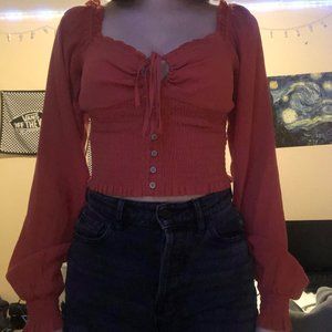 Forever 21 Peasant Blouse